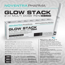 Glow Stack - BPC-157, TB-500, and GHK-Cu Compounds  Pre-Filled Pen